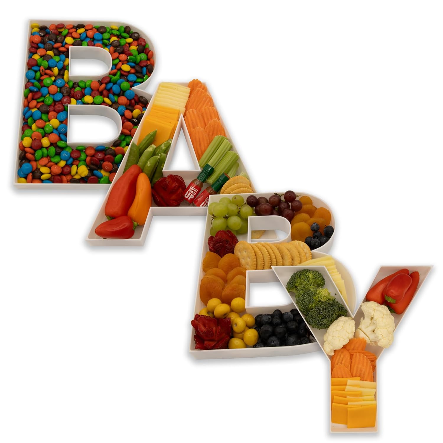 Baby 1 Year Food - Наполняемые пищевые буквы в форме сладости,