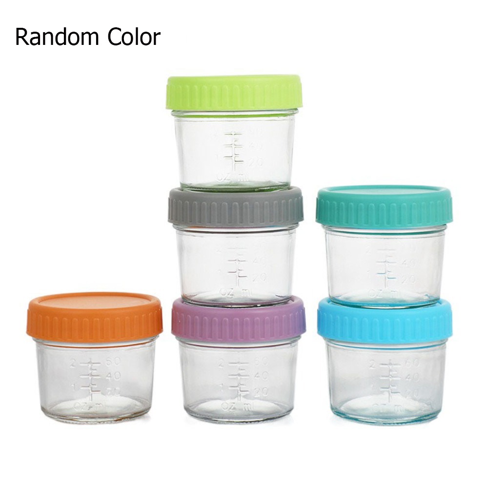 Baby Food Jars - 6 шт., многофункциональная стеклянная банка для
