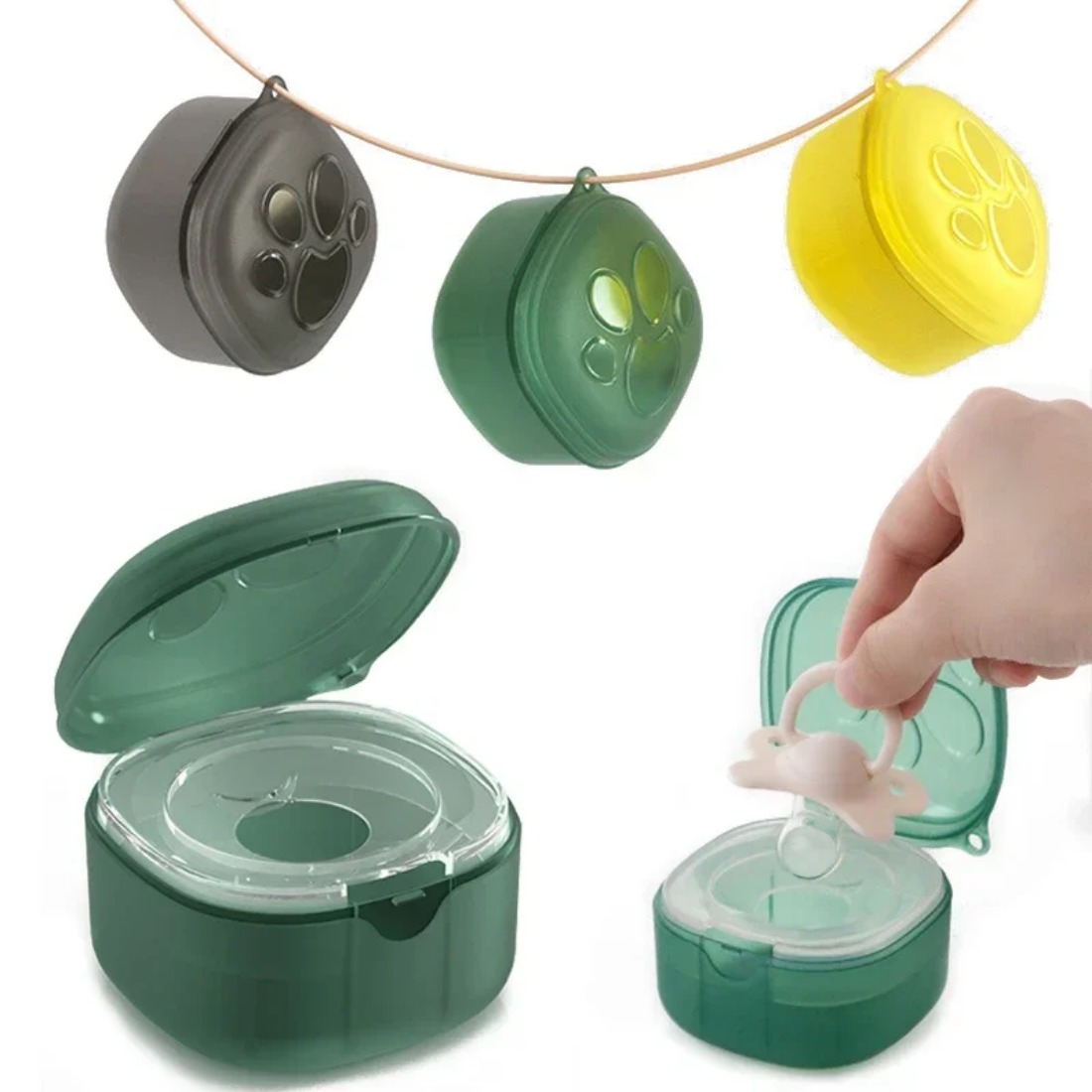 Baby Food Container - Пищевая силиконовая коробка для соски, детский