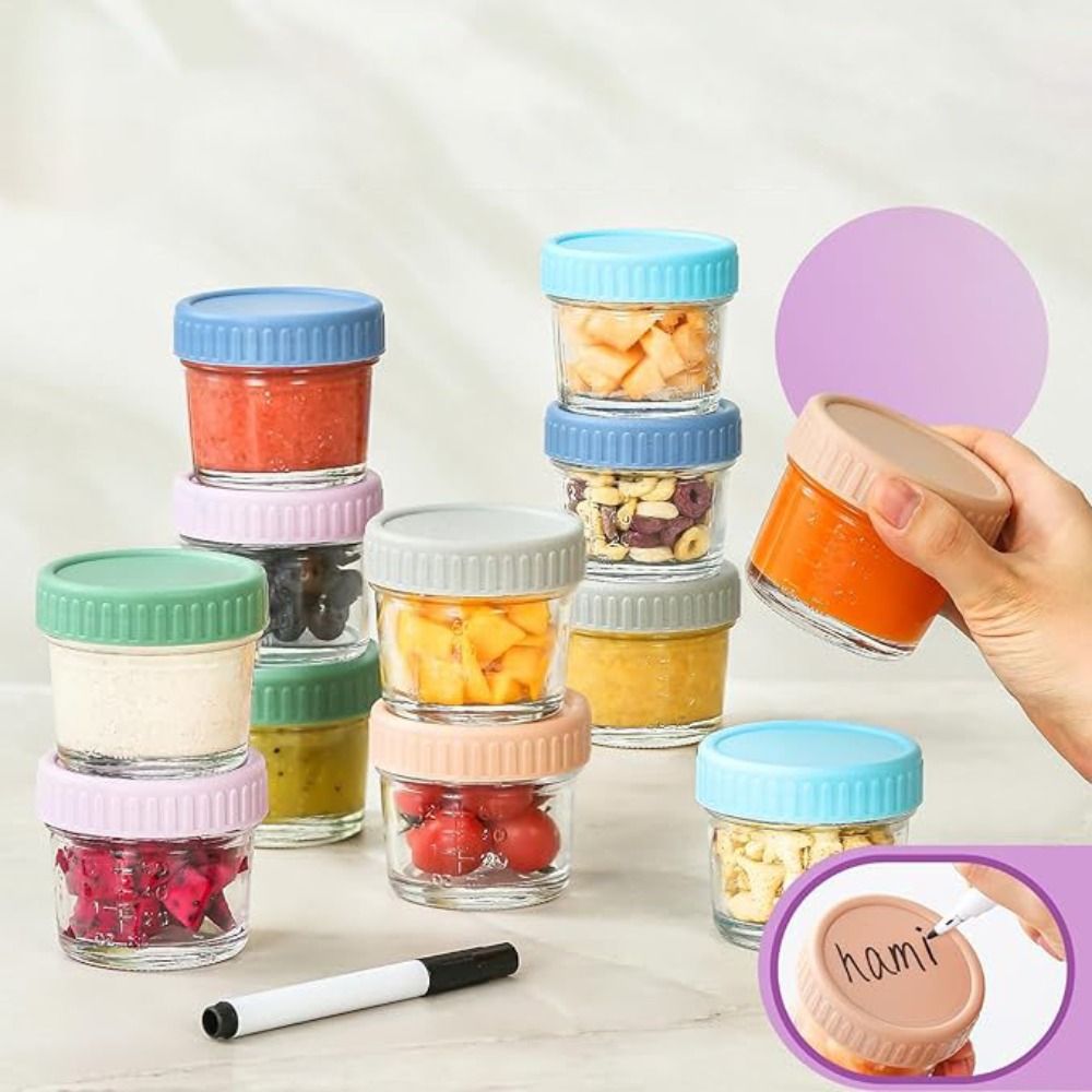 6 шт., стеклянная банка Mason  – обзор и цена Baby Food Jars