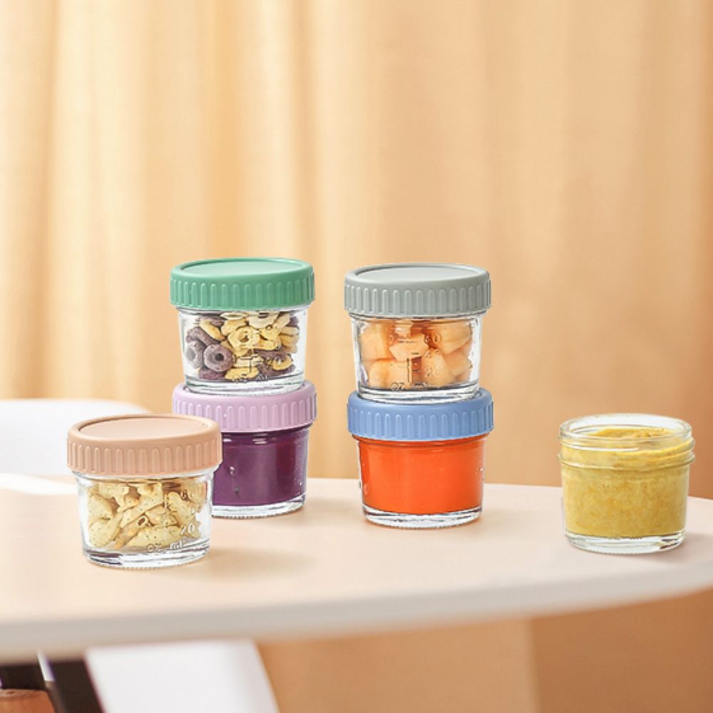 6 шт. стеклянная банка для дет – обзор и цена Baby Food Jars