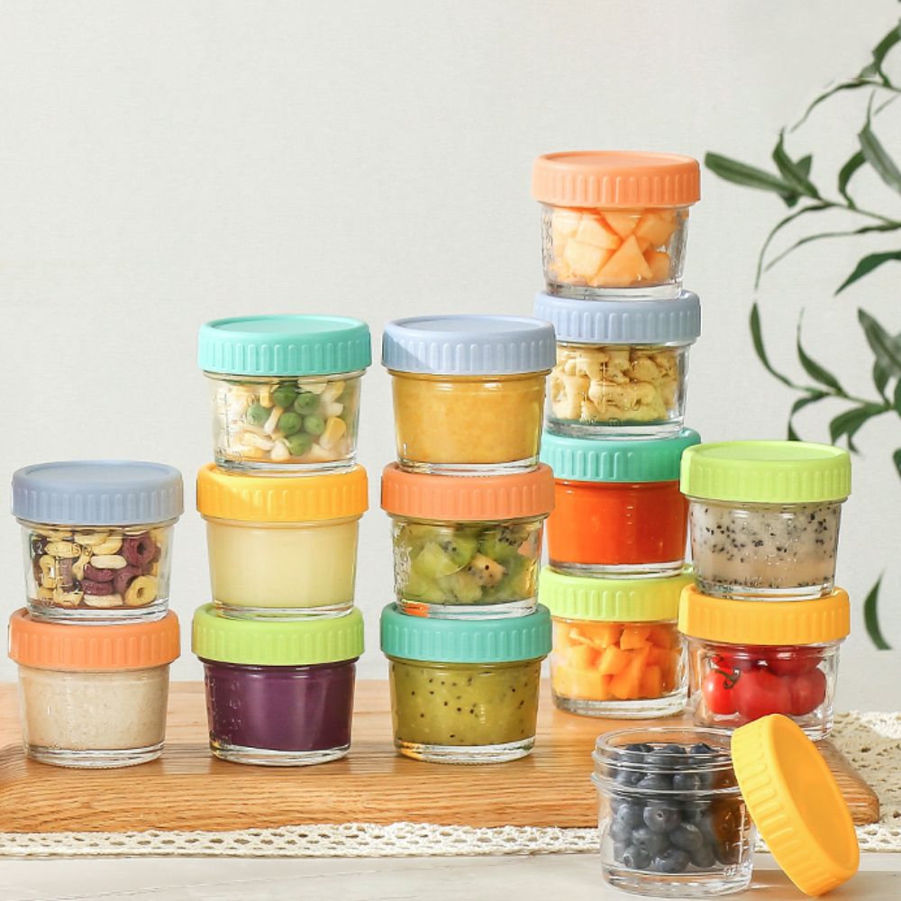 Набор из 6 многоразовых стекля – обзор и цена Baby Food Jars