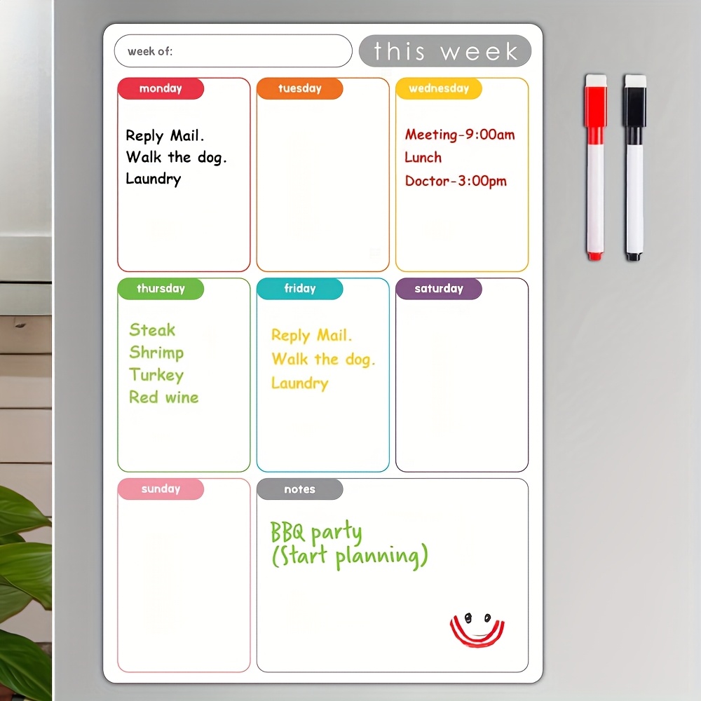 Магнитный еженедельный планиро – обзор и цена Baby Food Schedule