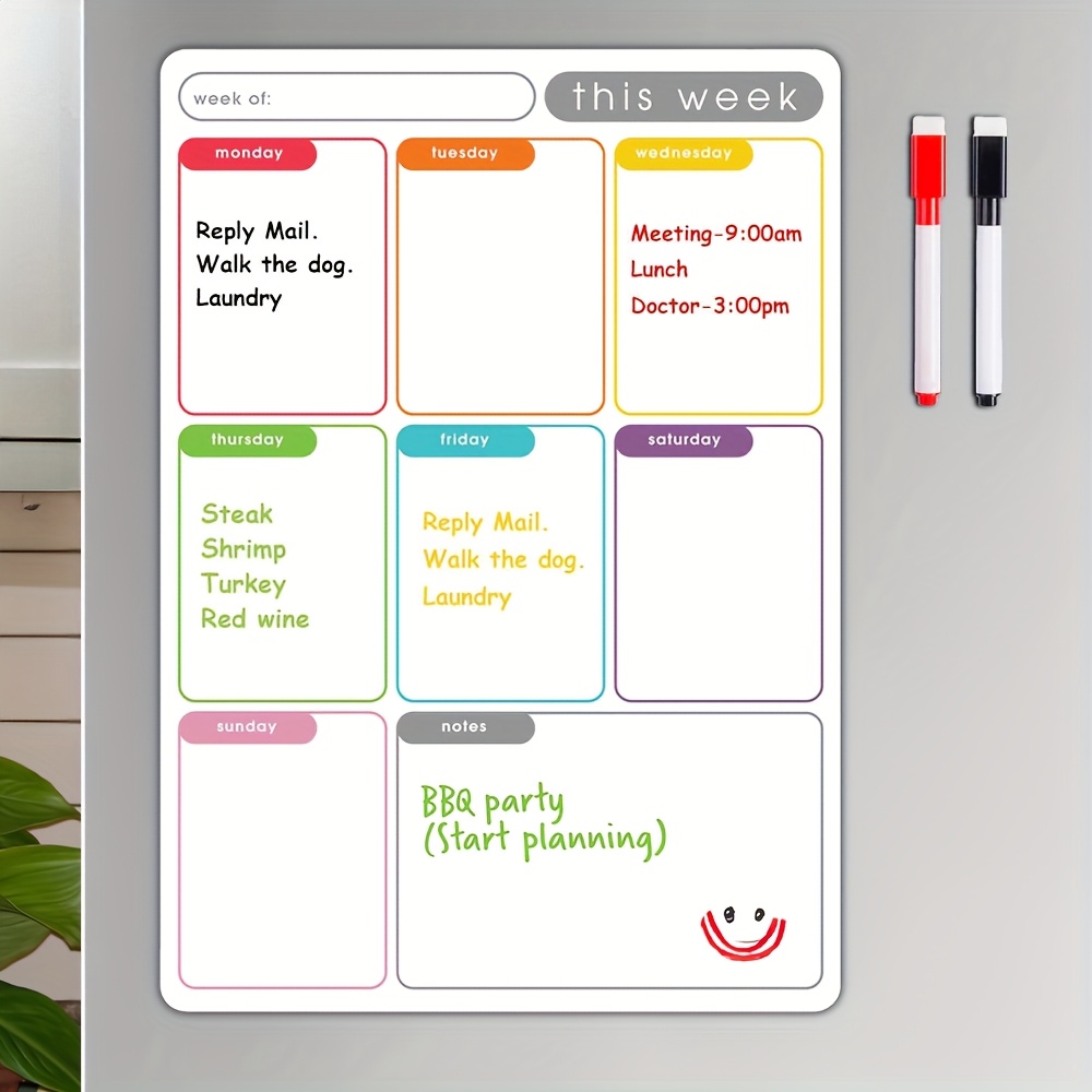 Магнитный еженедельный планиро – обзор и цена Baby Food Schedule