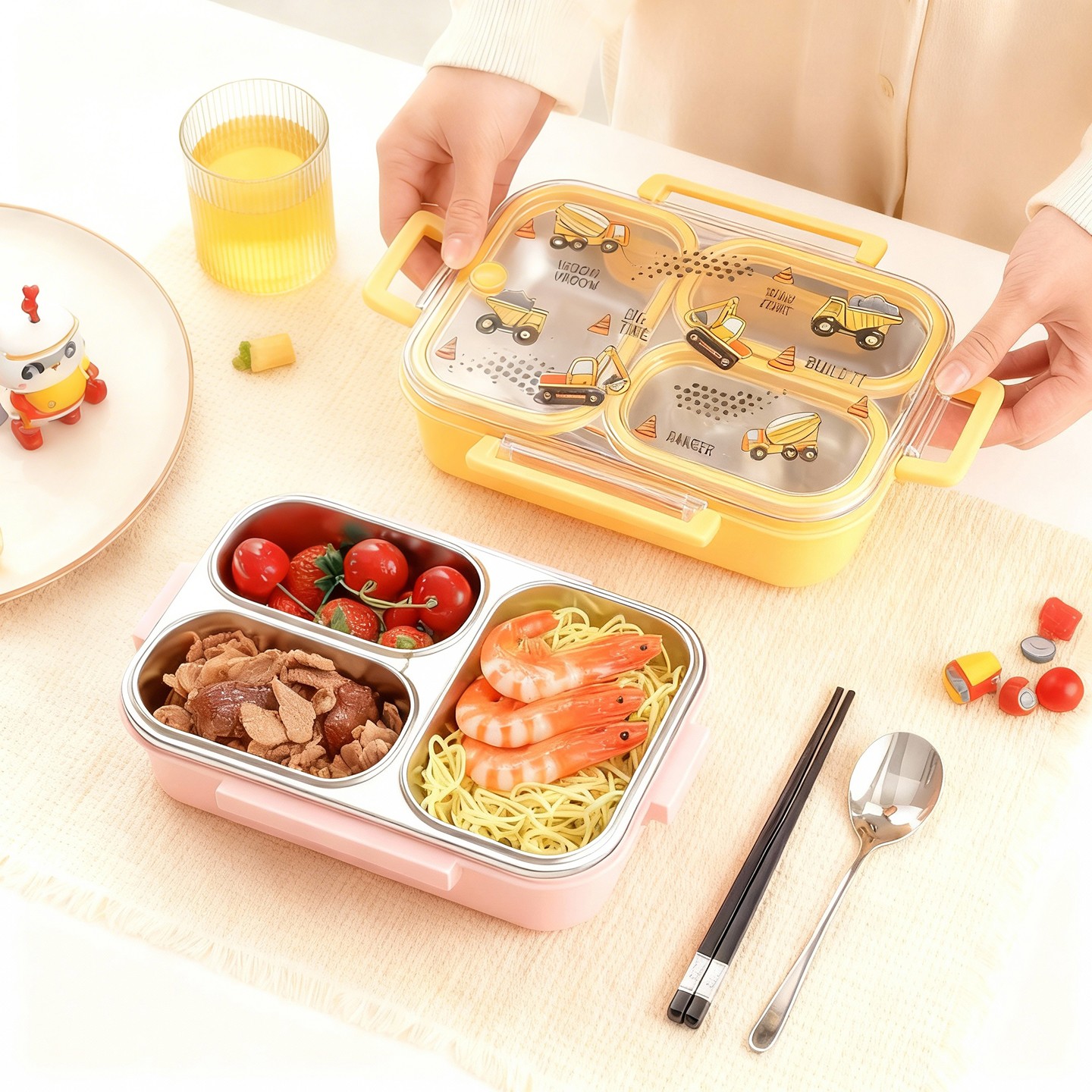 Большой детский ланч-бокс с ру – обзор и цена Baby Food Container